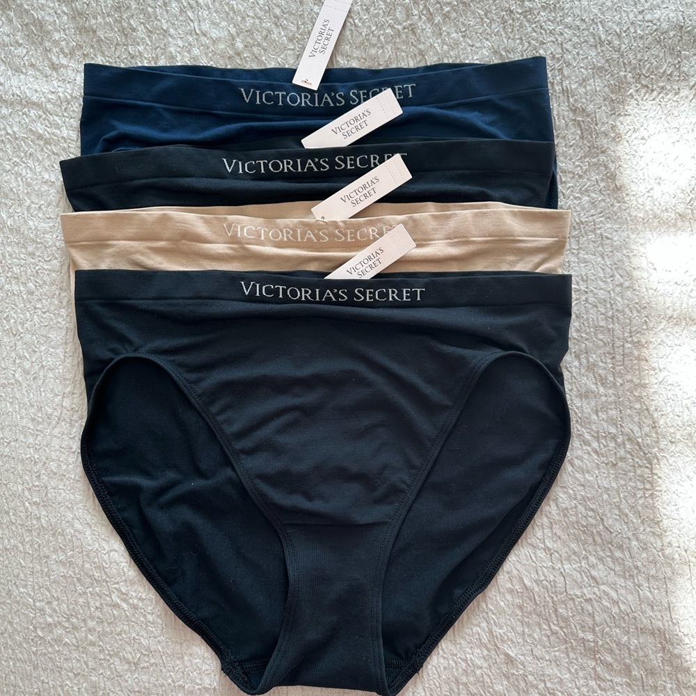 Victoria's Secret Panties Set - Black, Navy, Beige